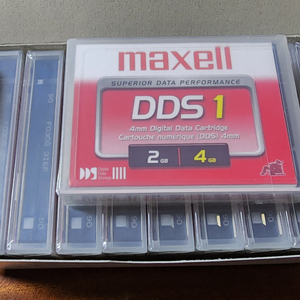 막셀 maxell DDS (DAT) 공테이프 미개봉신품