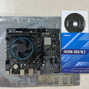 i3 12100, asrock h610m, 램 16기가