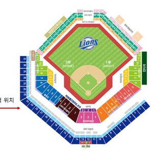 8월 24일 롯데 vs 삼성 1루 원정석