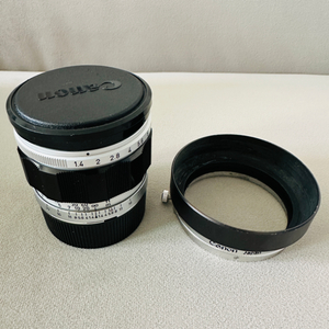 캐논 50mm 1.4 ltm 렌즈 m마운트 어댑터 포함