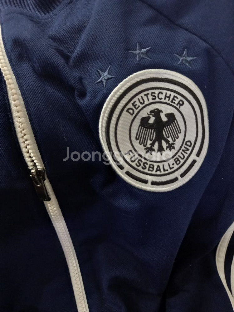 아디다스 희귀 독일 네이비 남흰 트랙탑 져지집업90--2