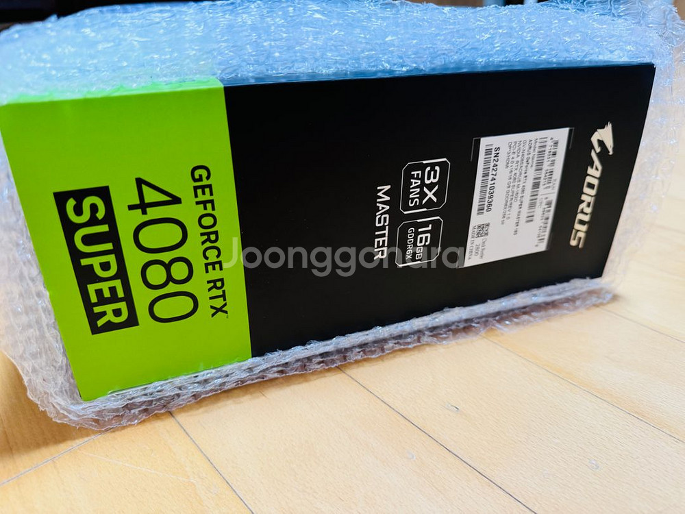 기가바이트 어로스마스터 RTX4080 SUPER 미개봉--3