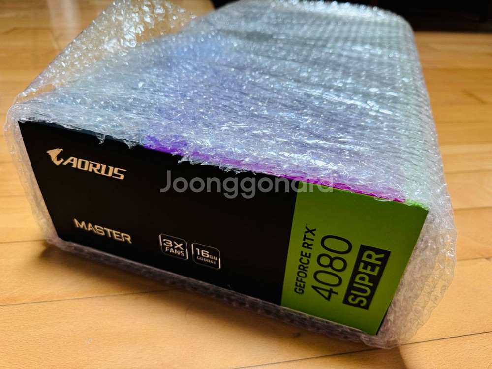 기가바이트 어로스마스터 RTX4080 SUPER 미개봉--2