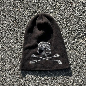 해골 롱비니(Skull long beanie)