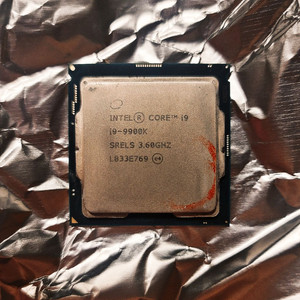 인텔 i9 9900k CPU