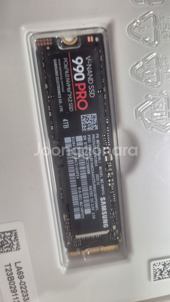 삼성 990PRO ssd 4tb--0