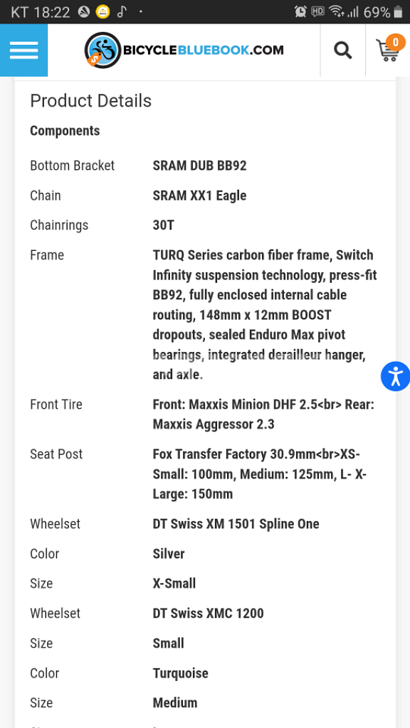2019Yeti Cycles SB6 XX1 TURQ--8
