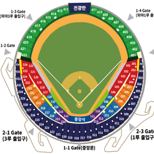 8/18(일) | 엘지 vs 기아 3루 외야그린석 단석