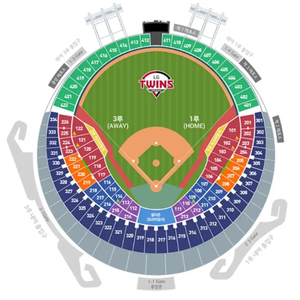 8/18 기아 엘지 외야 3구 416구역 2연석