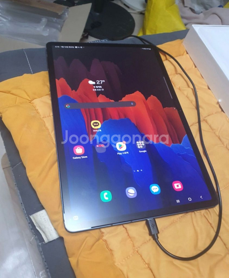 갤럭시탭 s7+(플러스) 512 셀룰러 팝니다--2