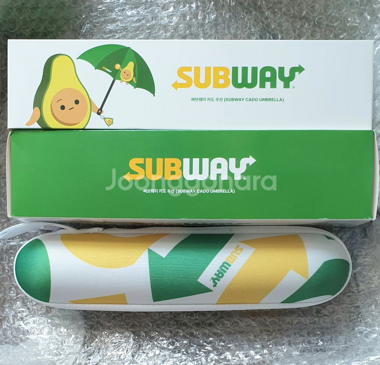 서브웨이 카도군3단자동우산--1