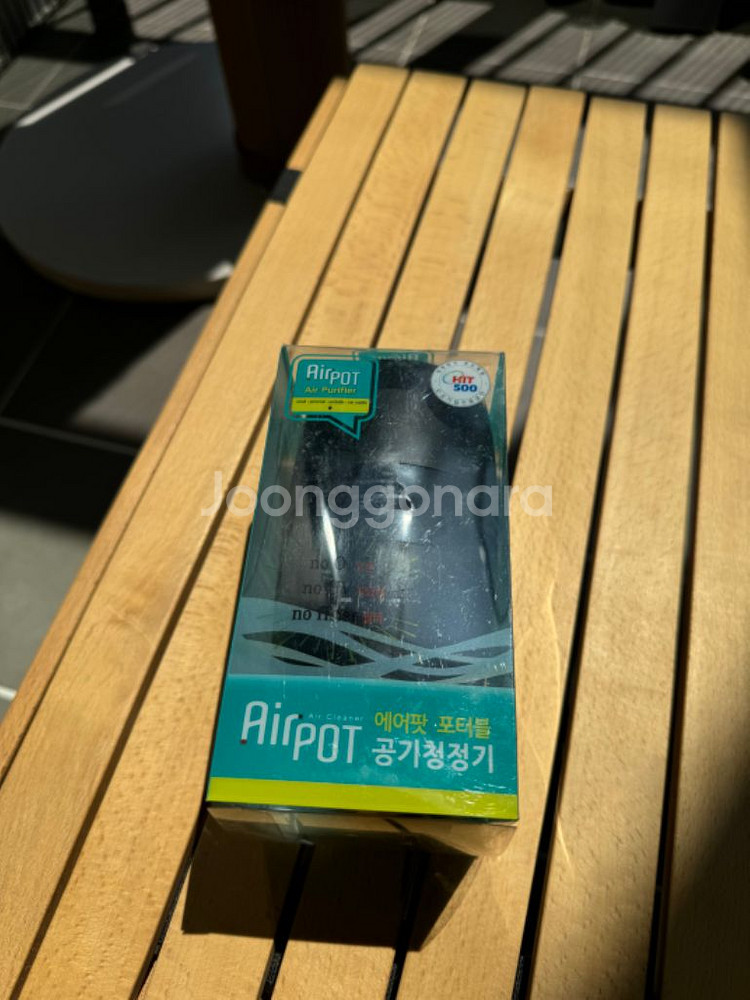 (미사용) 에어팟 휴대용 공기청정기--1
