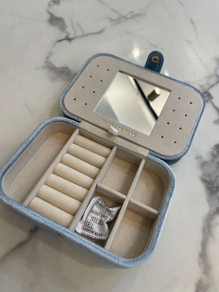 오뗄드레브 이태리벨벳 보석함 악세사리보관함--1