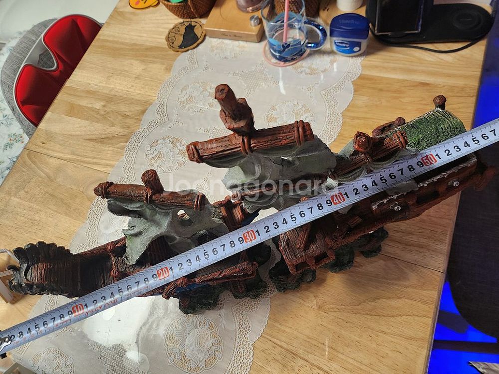 [안산]어항,수조 장식배 난파선 모형(대) 팝니다.--1