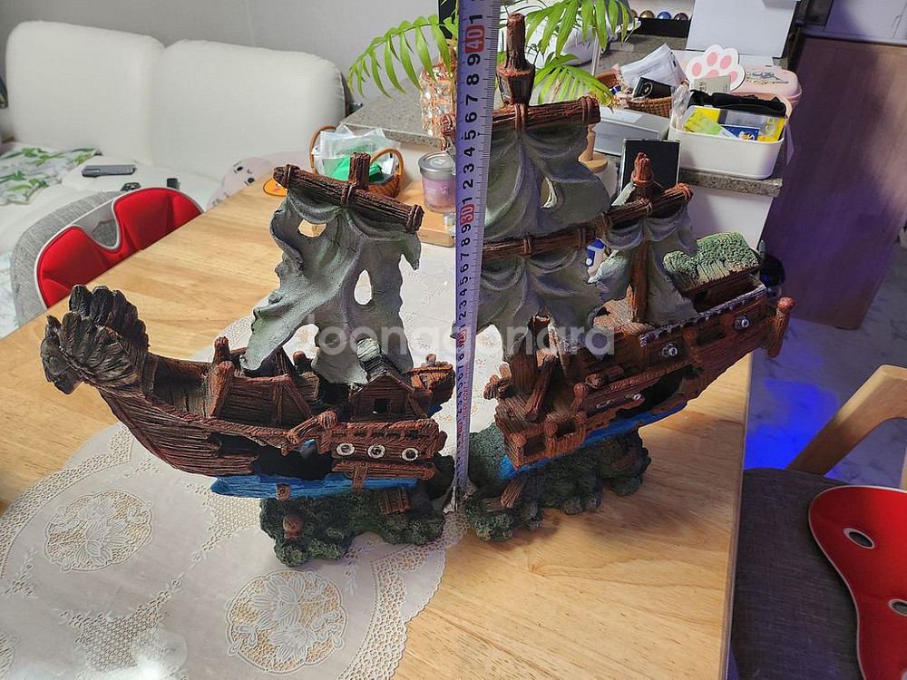 [안산]어항,수조 장식배 난파선 모형(대) 팝니다.--3