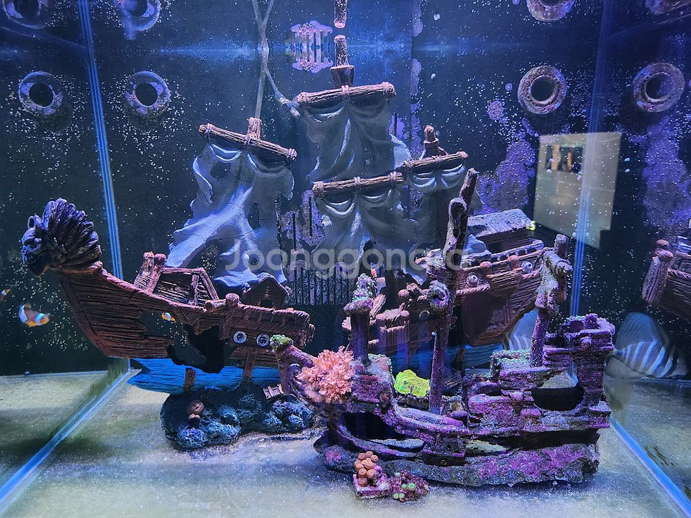 [안산]어항,수조 장식배 난파선 모형(대) 팝니다.--4