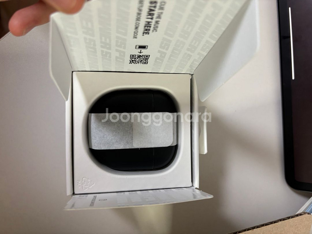 보스 QC 울트라 이어버드 블랙--1