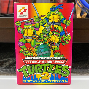 패미콤 닌자거북이2 맨하탄프로젝트 TMNT