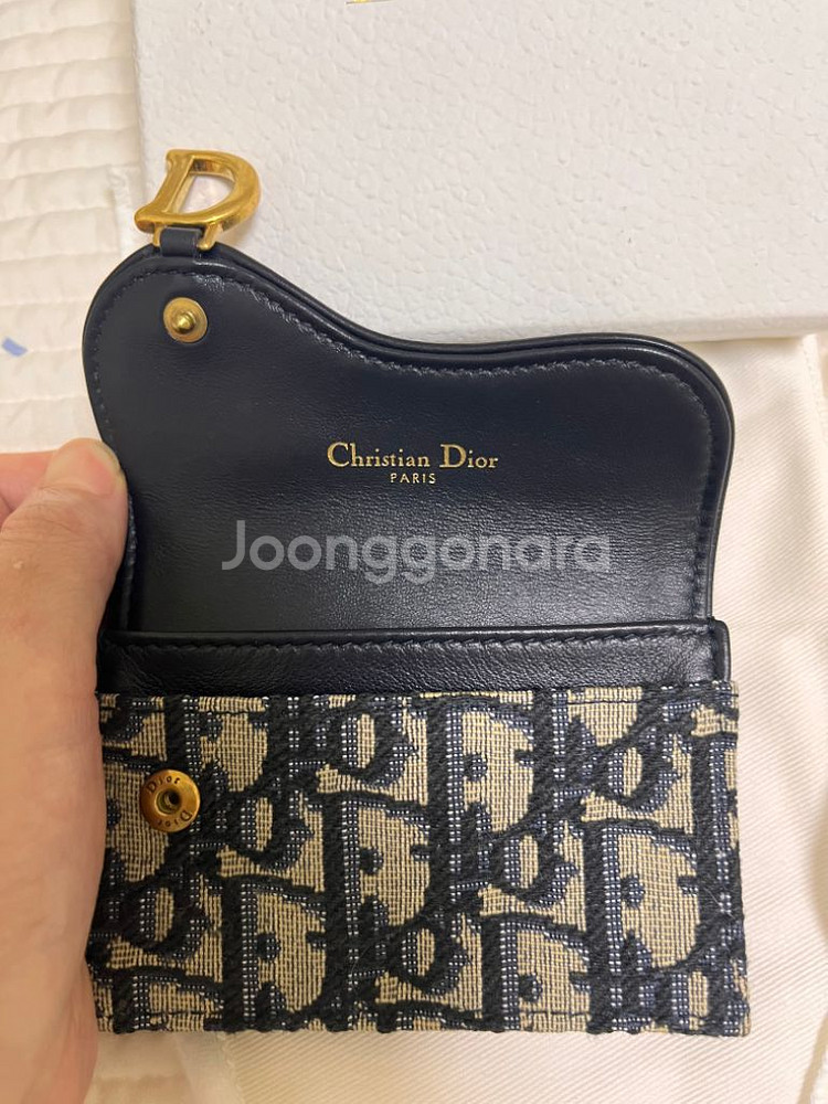 디올 오블리크 카드지갑--5