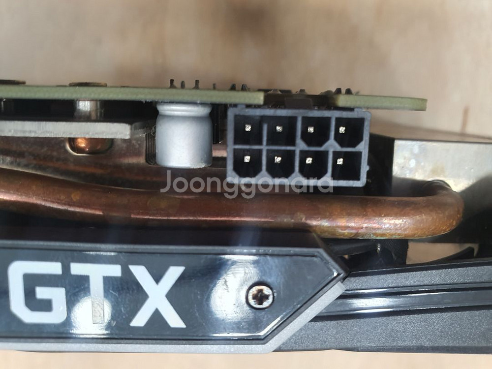 화면 안뜸 개인워드 1660TI 6G 그래픽카드--5