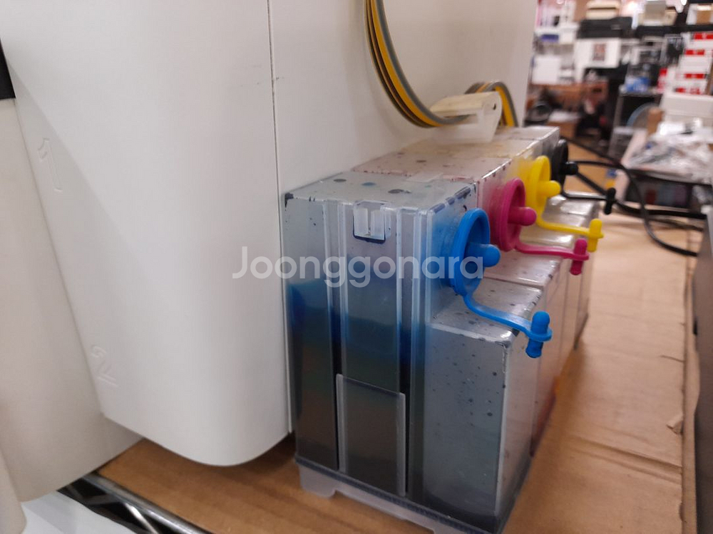 무한잉크 공급기 장착된 hp 7740 복합기 판매합니다--1