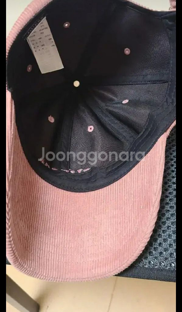 게스 코듀로이 모자 새제품--1