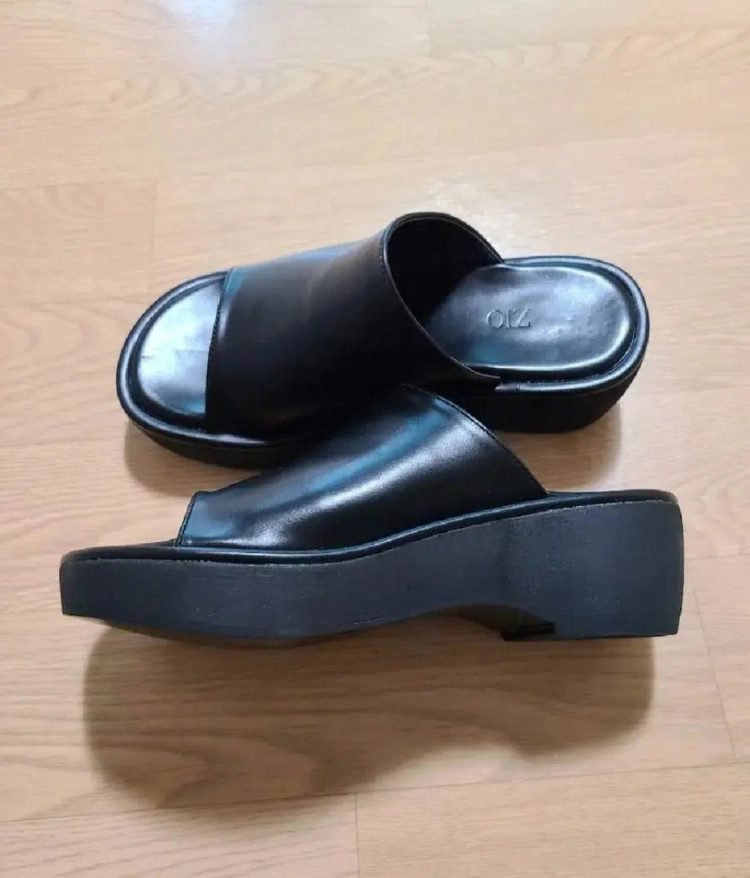 통굽 슬리퍼 240 245 새제품 이미지