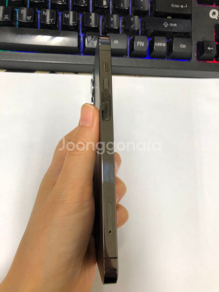 아이폰12프로 그래파이트 SS급 128G 배터리100%--4