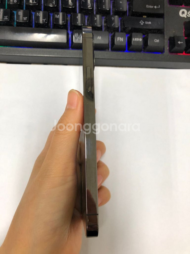 아이폰12프로 그래파이트 SS급 128G 배터리100%--5