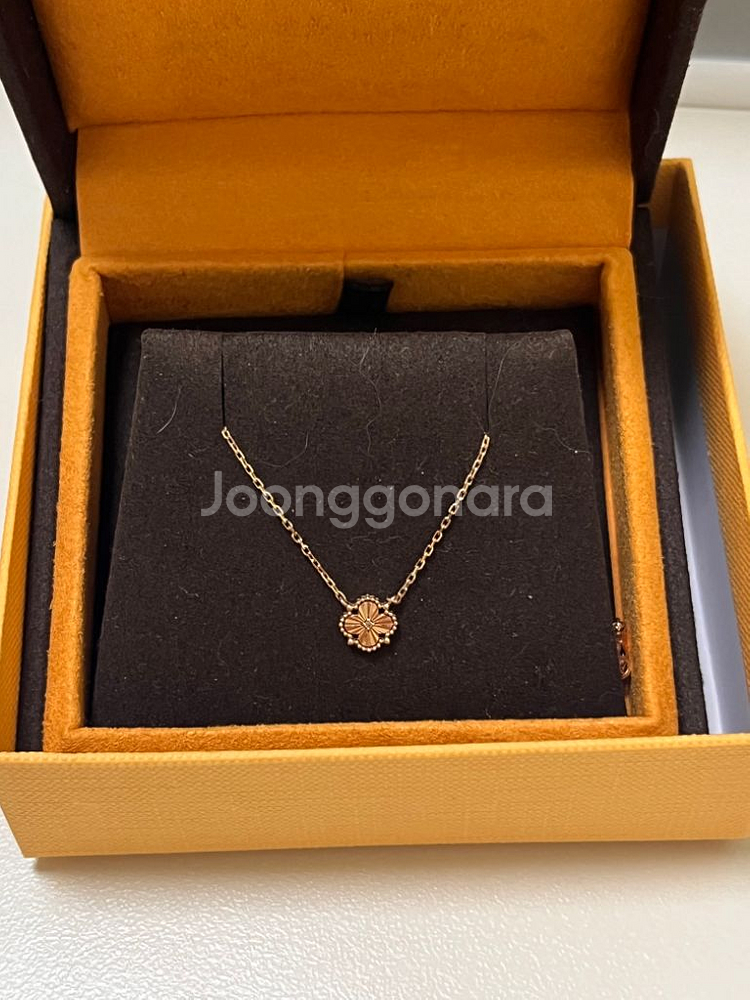 지안프랑코로띠 14K골드 다이아목걸이--3