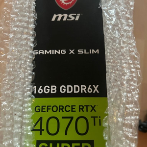 새상품 msi4070ti super 게이밍 그래픽카드