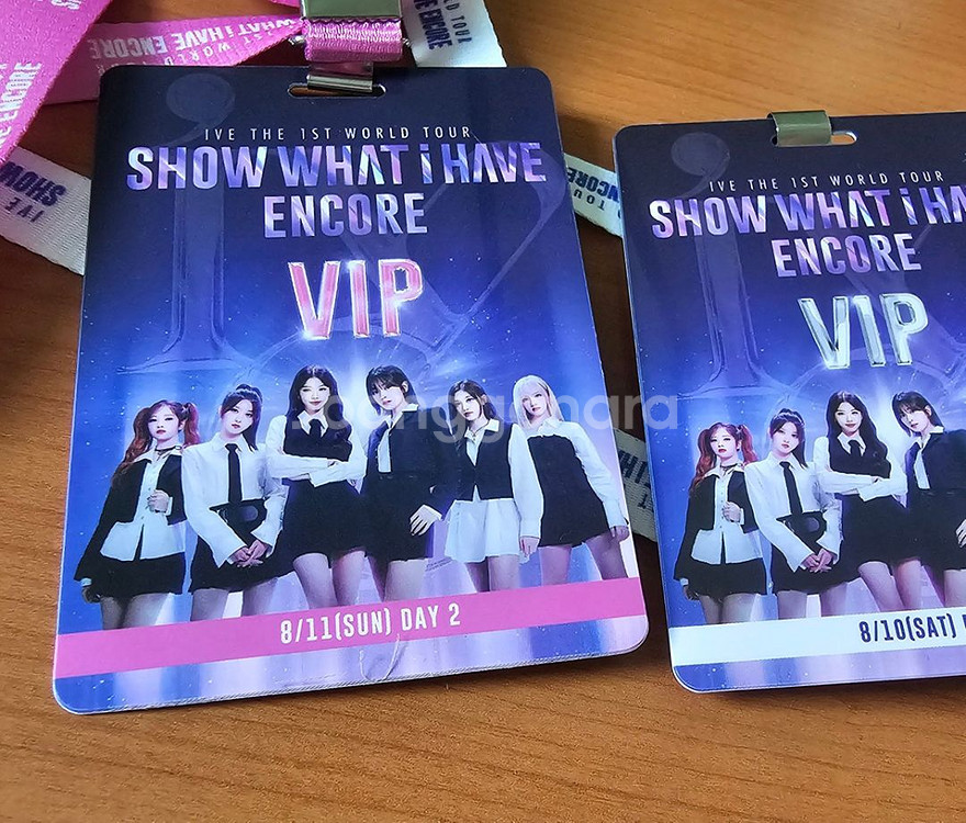 아이브 목걸이 vip 다이브존 리즈 포카--1