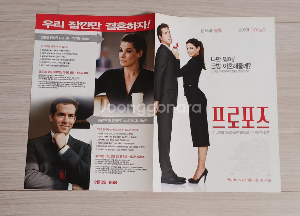 산드라블록 라이언레이놀즈 프로포즈(2009년)(2단)--2