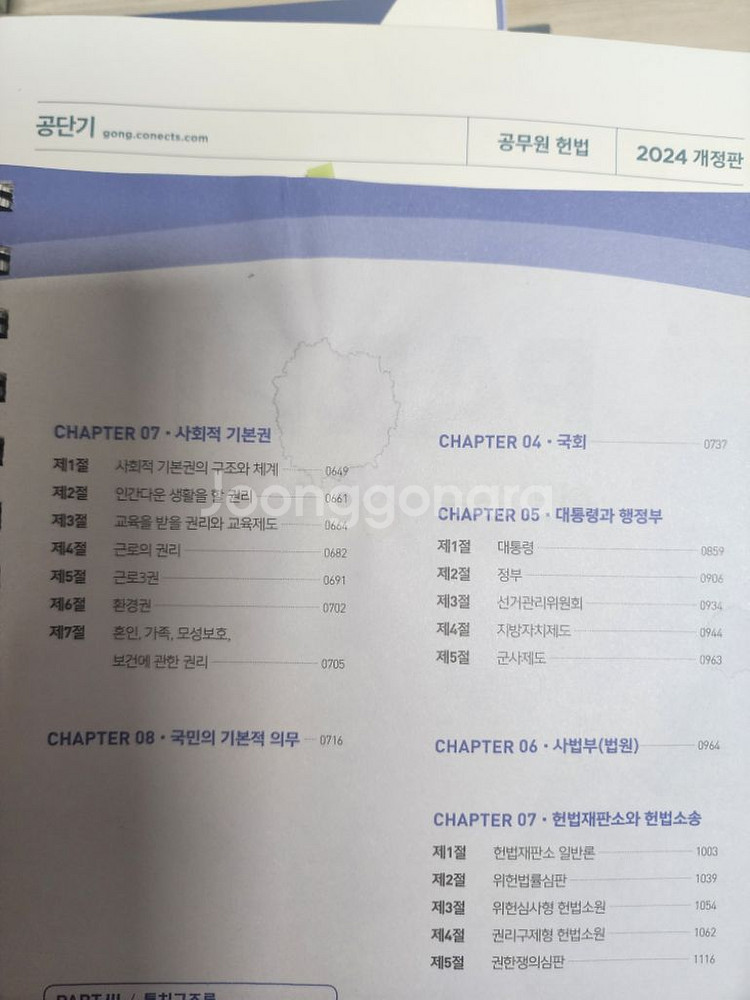 2024 윤우혁 미니헌법, 기출문제집, 내손에 헌법(헌--4