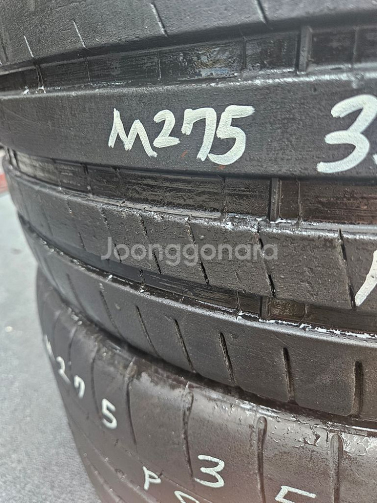 275 35 22 중고타이어 미쉐린 파일럿슈퍼스포츠--2