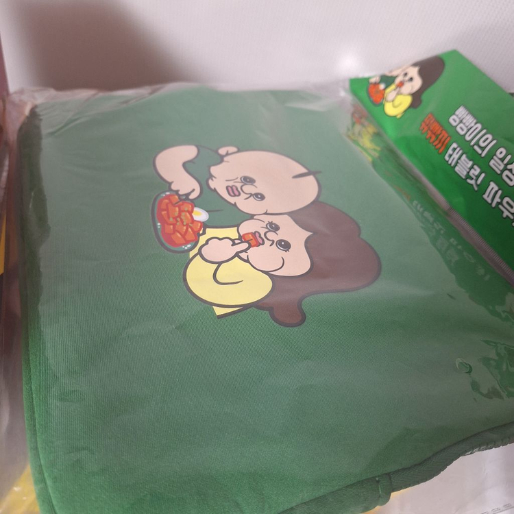 빵빵이 떡볶이 아이패드파우치 빵빵이파우치 이미지