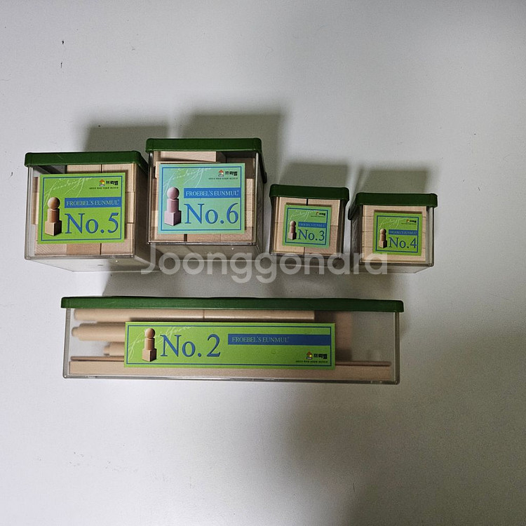 프뢰벨 은물 교구 사진 여러개 세트구성 가배 추가발견됨--3