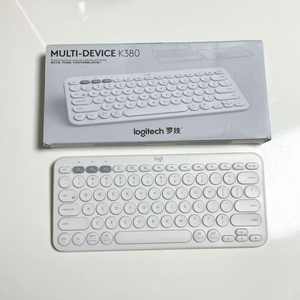 로지텍 K380 화이트+키스킨