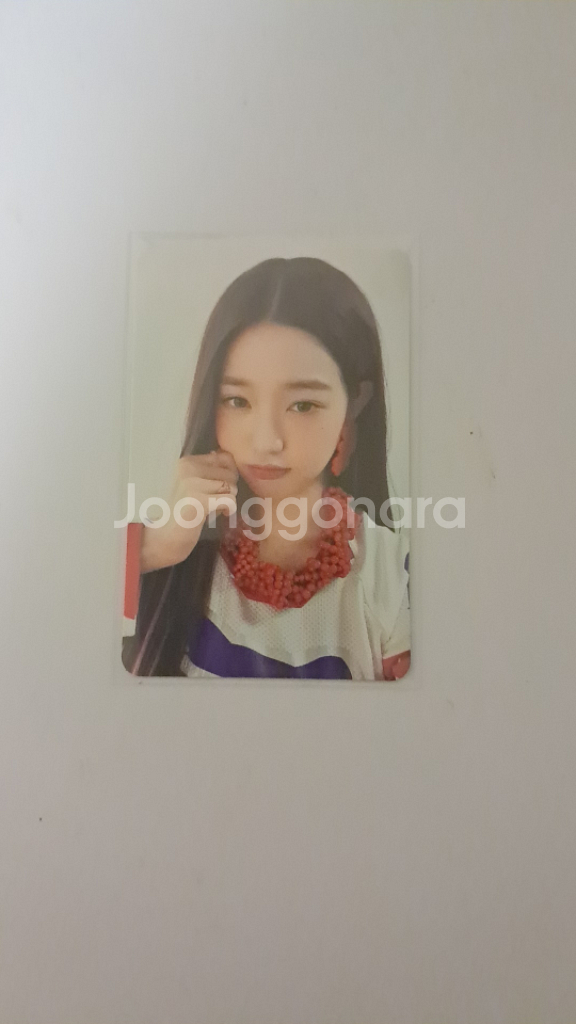 아이브 에프터라이크 볼꼬집 미공포 장원영 포카 포토카드--0