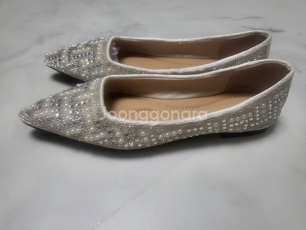 (새상품/235)블링블링 플랫슈즈/구두--1