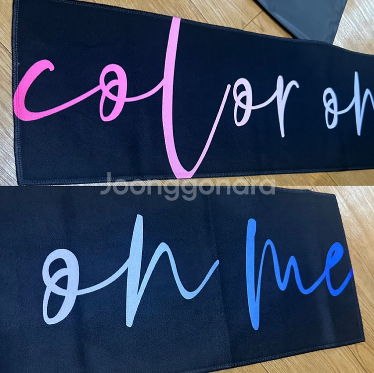 강다니엘 컬러온미공식굿즈(슬로건,테이프,셀피폴라로이드)--3