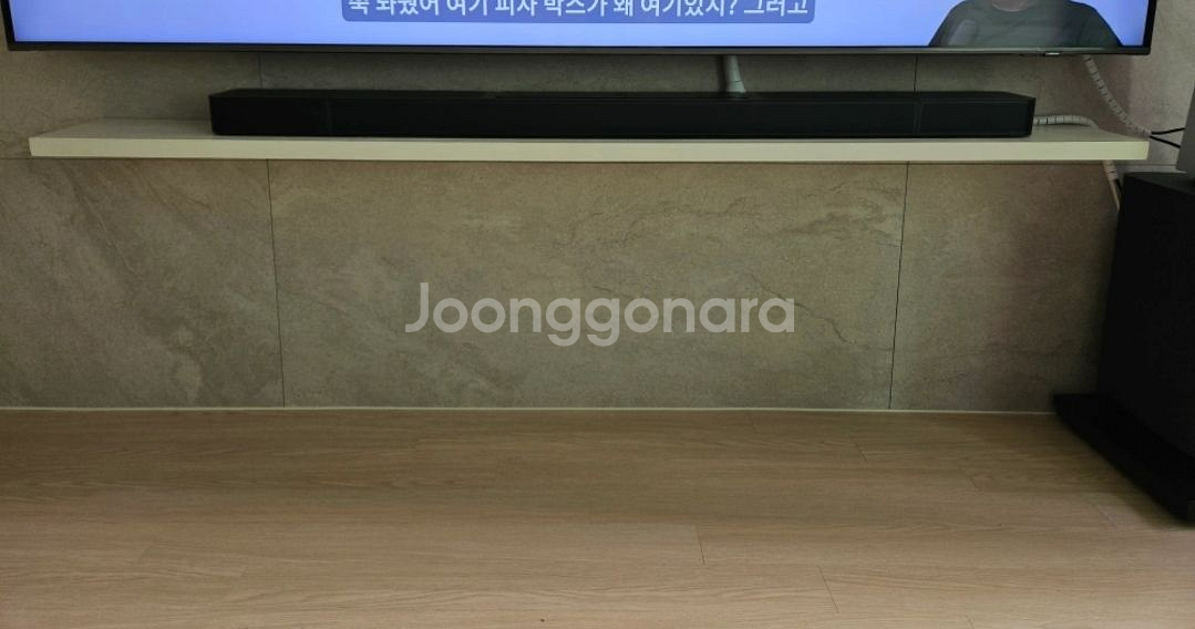 [새상품] 화이트 원목벽 고급선반--2