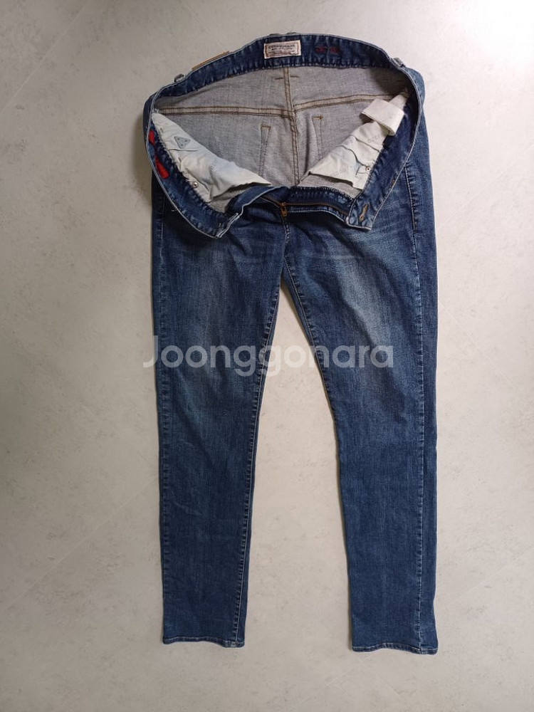 게스 슬림핏 봄.가을 여름 데님청바지(사방스판33)--8