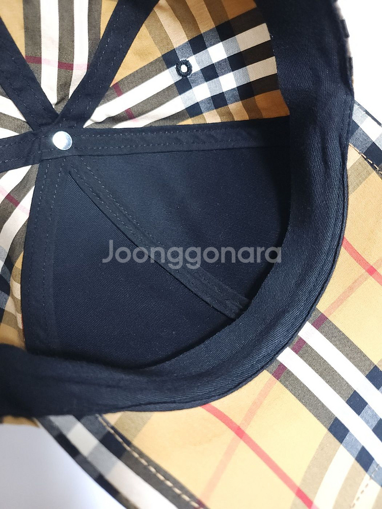[M] 버버리 빈티지 체크 볼캡 모자 8006119--5