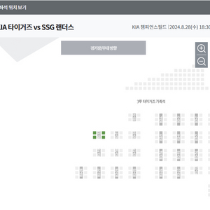 8월 28일 기아 ssg 3루 타이거즈 가족석 양도