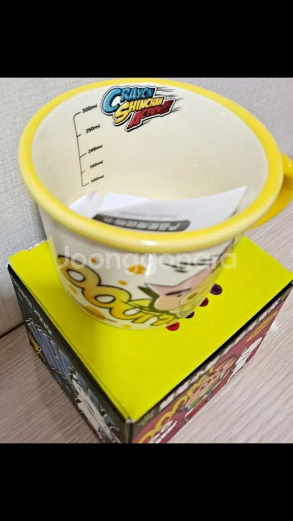 (새상품) 짱구 시리얼컵 계랑컵 물컵 머그컵 부리부리--1