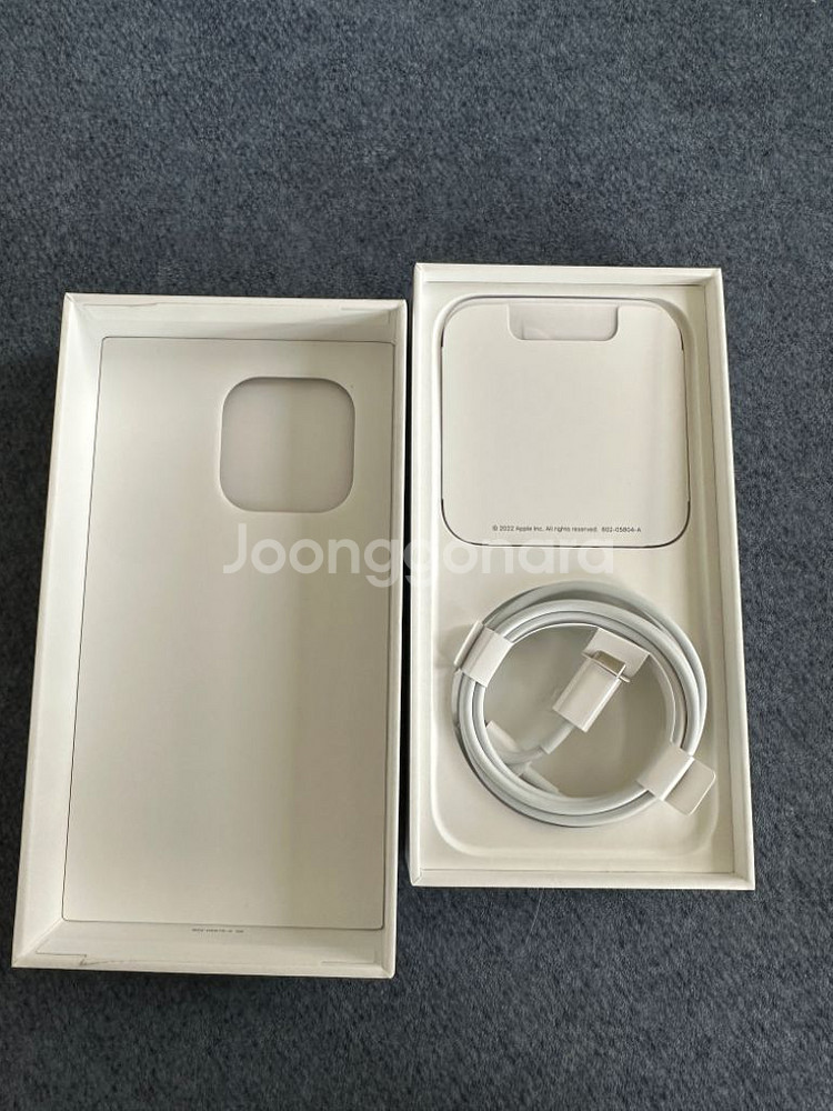 S급 풀박스 아이폰14pro 256gb 블랙+케이스--6