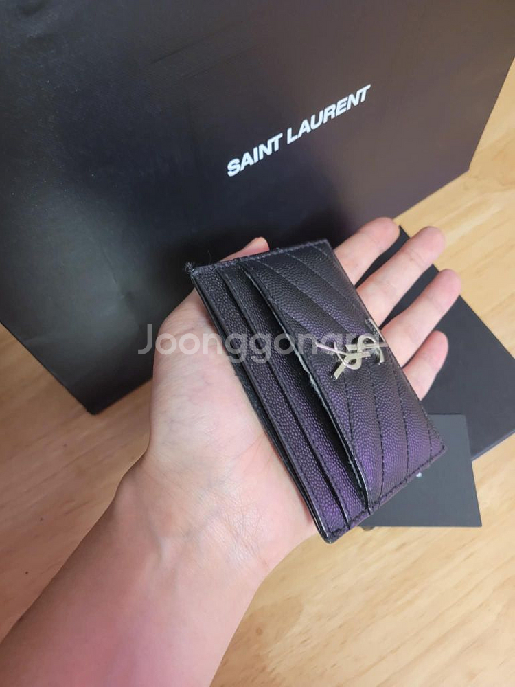 [정품]입생로랑 카드지갑--4