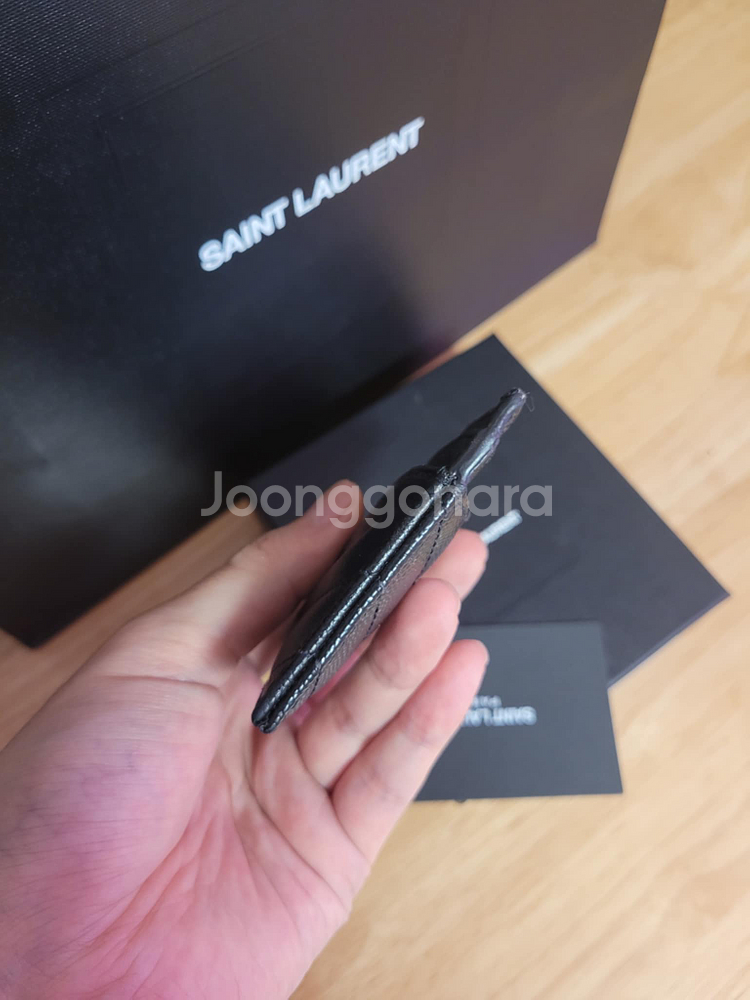 [정품]입생로랑 카드지갑--2