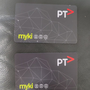 호주 멜버른 교통카드 마이키(myki) 카드(2장)